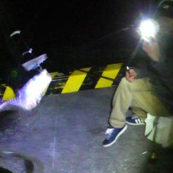 石津浜コウイカエギング、その後湾内に移動太刀魚釣り